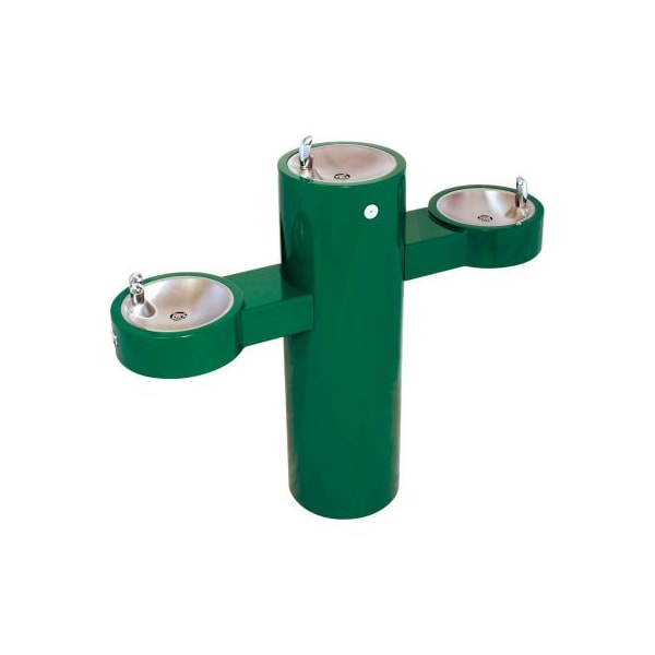 Acorn Controls Murdock Barrier Free Freeze Resistant Tri-Level Pedestal Mounted Outdoor Fountain, Round GRQ45-FRU3 - main